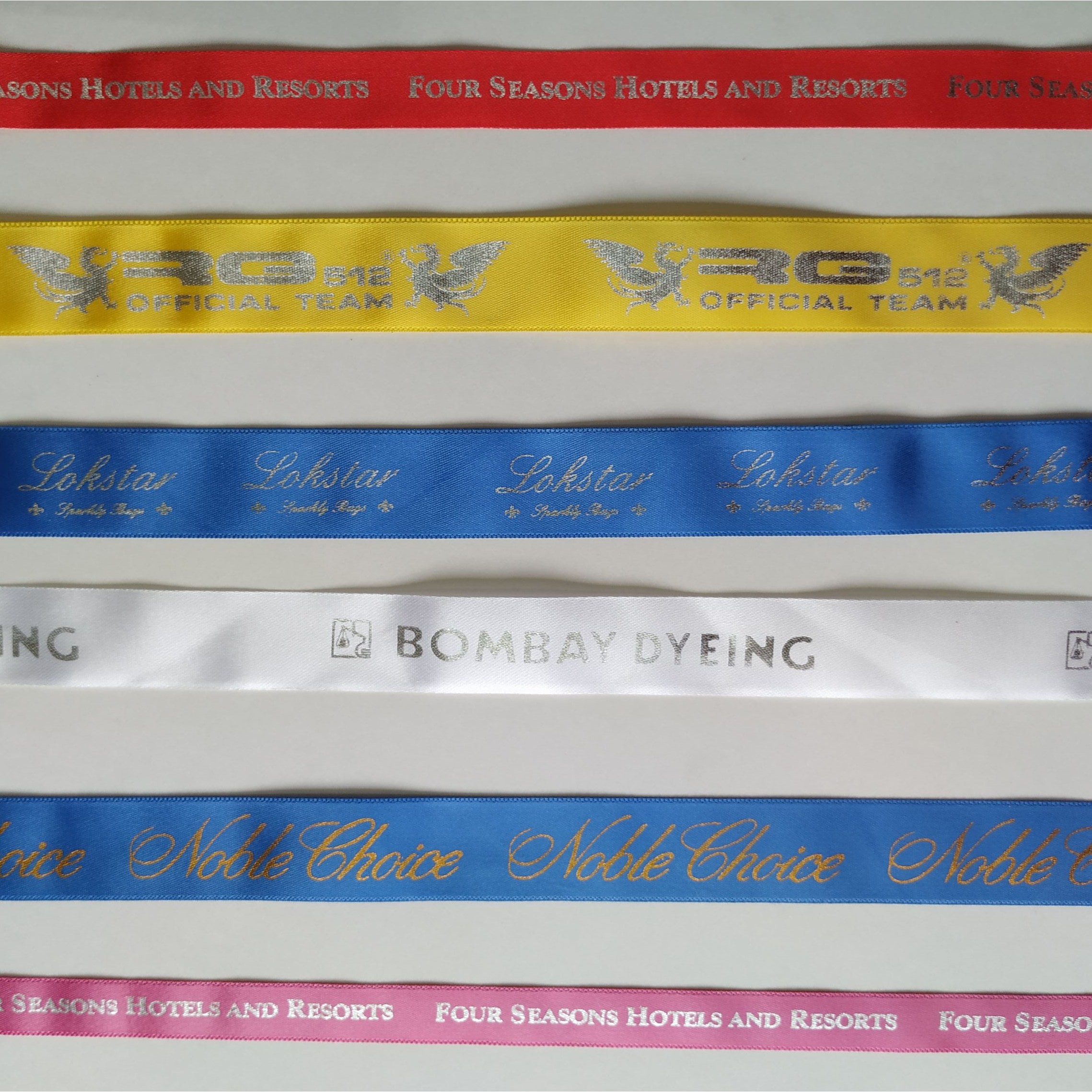 Printed satin Ribbon